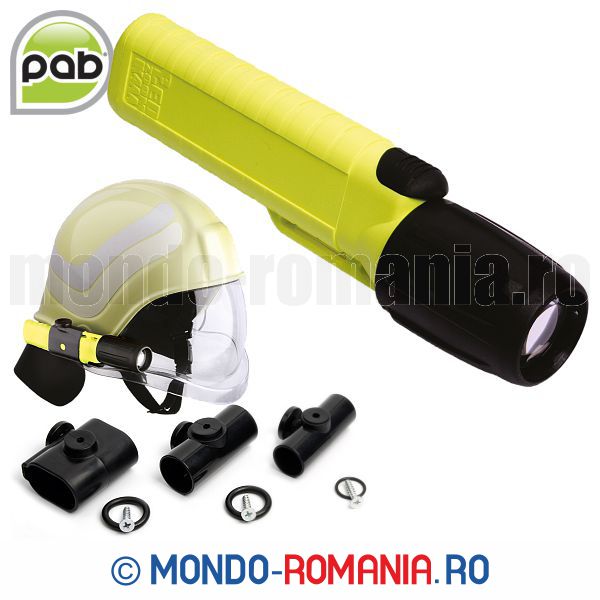 Echipament pompieri - Lanterna cu led XENON pentru casca de pompieri